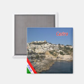 PGL033 CASTR0, SALENTO, Apulia,イタリア,冷蔵庫 マグネット (正面/裏面)