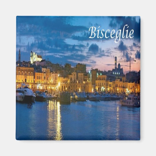 PGL038 BISCEGLIE, Apulia，イタリア，冷蔵庫 マグネット (正面)