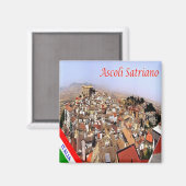 PGL040 ASCOLI SATRIANO, Apulia,イタリア,冷蔵庫 マグネット (正面/裏面)