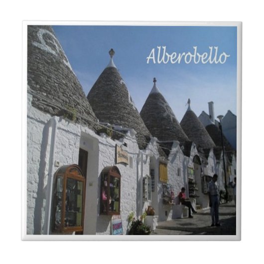 PGL042 ALBEROBELLO, I TRULLI, Apulia, タイル (正面)