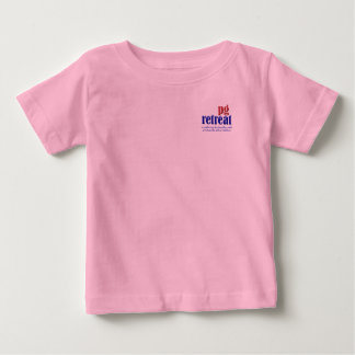 PGR, PG Retreat "食べる、寝る、リトリート" ベビーTシャツ