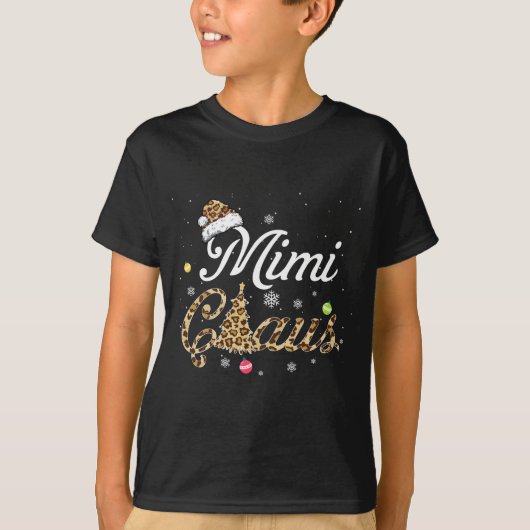 PhクリスマスサンタマッチングファミリーコスチュームMimi Cl Tシャツ (正面)