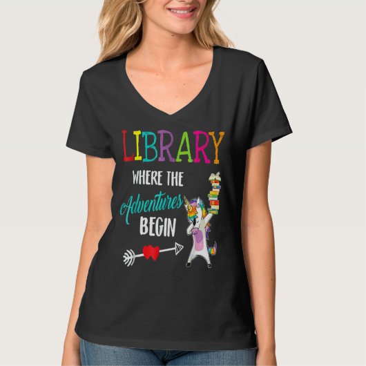 Phライブラリクルー先生新学期図書館員 Tシャツ (正面)