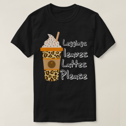 Phレギンス葉ラテお願い秋秋のコスト Tシャツ (デザイン正面)