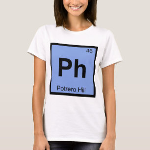 Ph -ポトレロヒルサンフランシスコ化学シンボル tシャツ