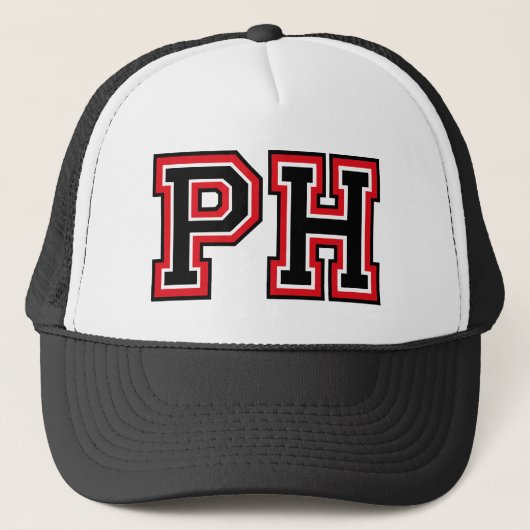 "PH" モノグラム トラッカー ハット (正面)