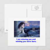 ph-10466、私は恋しく思あなたで… ポストカード (正面/裏面)