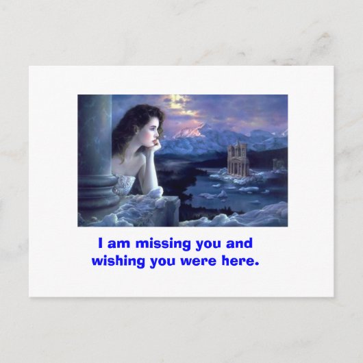 ph-10466、私は恋しく思あなたで… ポストカード (正面)