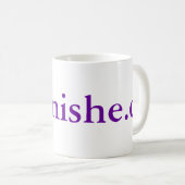 Ph.inishe.d 15のozのマグ コーヒーマグカップ (正面右)