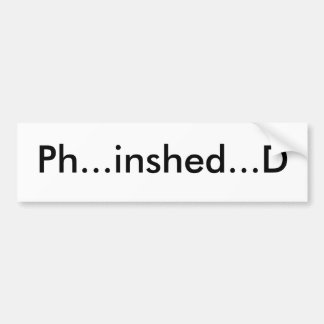 PH… inshed… Dのバンパーステッカー バンパーステッカー