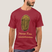 Phacops Rana Crassituberculata Tシャツ (正面)