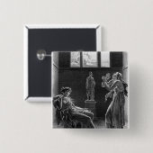 PhaedraおよびOenoneの行為Iからのイラストレーション 缶バッジ (正面&裏面)