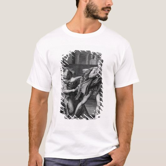 Phaedra、OenoneおよびHippolytus Tシャツ (正面)