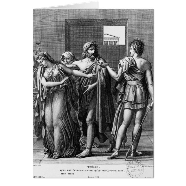 Phaedra、TheseusおよびHippolytus (正面)