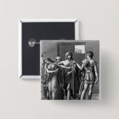 Phaedra、TheseusおよびHippolytus 缶バッジ (正面&裏面)