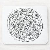 Phaistosディスク マウスパッド (正面)