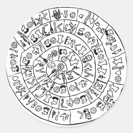 Phaistosディスク ラウンドシール (正面)