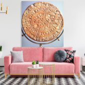 Phaistosディスク(重要性は不明) キャンバスプリント (インサイチュ (リビング))