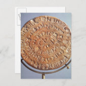 Phaistosディスク(重要性は不明) ポストカード (正面/裏面)