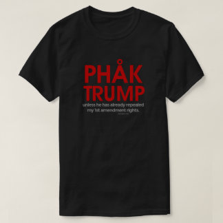 Phakの切札の憲法修正第1条 Tシャツ
