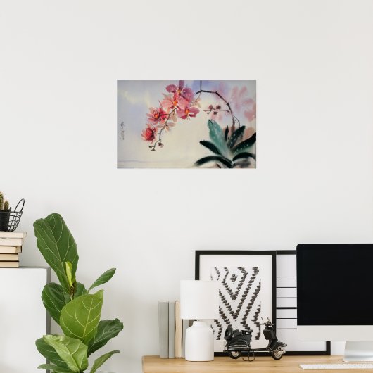 Phalaenopsisポスター ポスター (ホームオフィス)