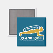 Phalakasana Plank Pose • Core Power Yoga マグネット (正面/裏面)