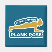 Phalakasana Plank Pose • Core Power Yoga マグネット (正面)