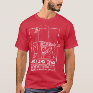 Phalanx CIWSブループリント情報ウェポンシステムギフト Tシャツ