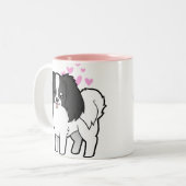 Phalene/日本人のChin愛 ツートーンマグカップ (正面左)