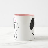 Phalene/日本人のChin愛 ツートーンマグカップ (中央)