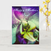Phalenopsisの蘭の幸せな母の日カード カード (黄色い花)