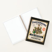 “Phantasmagoric Sketchbook” 8.5 x 11" ノートブック (内部)