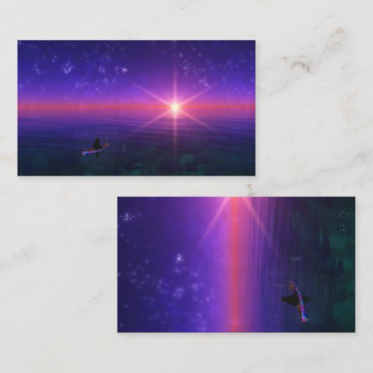 Phantastes:海のしおり 名刺 (正面/裏面)