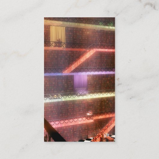 Phantastes: The Palace Libraryブックマーク 名刺 (裏面)