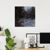 Phantom – 暗いムーディ印象主義スタイル ポスター (ホームオフィス)