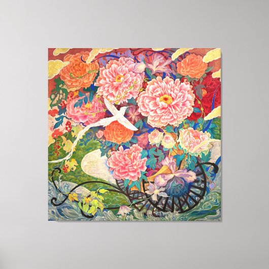 "Phantom Flower Carriage" (Maboroshi Hanaguruma)  キャンバスプリント (正面)