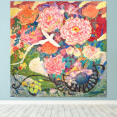 "Phantom Flower Carriage" (Maboroshi Hanaguruma)  キャンバスプリント (インサイチュ (ウッドフロア))