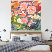 "Phantom Flower Carriage" (Maboroshi Hanaguruma)  キャンバスプリント (インサイチュ (寝室))