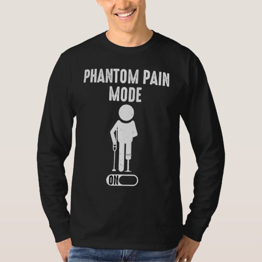 Phantom Pain Mode ON leg prosthetic 1 Tシャツ (正面)