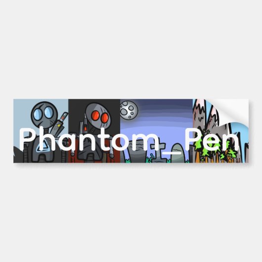 Phantom_Pen バンパーステッカー (正面)