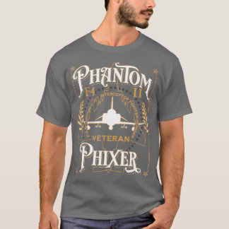 Phantom Phixer F4 Phantom II航空機メンテナV Tシャツ