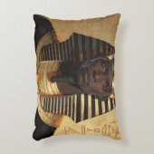 Pharaoh Energy — Ancient African King Modern Art  アクセントクッション (正面(垂直))
