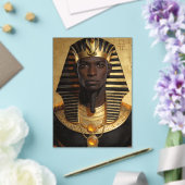 Pharaoh Energy — Ancient African King Modern Art  アクリル招待状 (インサイチュ (ウェディング))