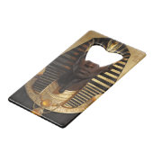 Pharaoh Energy — Ancient African King Modern Art クレジットカード栓抜き (正面アングル)