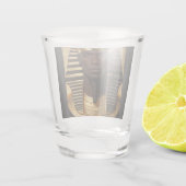 Pharaoh Energy — Ancient African King Modern Art ショットグラス (裏面)