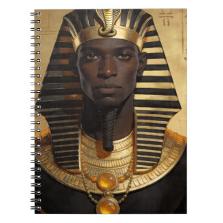 Pharaoh Energy — Ancient African King Modern Art ノートブック