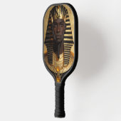 Pharaoh Energy — Ancient African King Modern Art ピックルボールラケット (左)