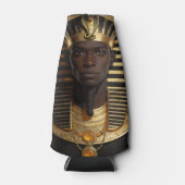 Pharaoh Energy — Ancient African King Modern Art ボトルクーラー (正面)