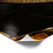 Pharaoh Energy — Ancient African King Modern Art  ポスター (コーナー)