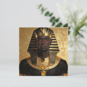 Pharaoh Energy — Ancient African King Modern Art  招待状 (スタンド正面)